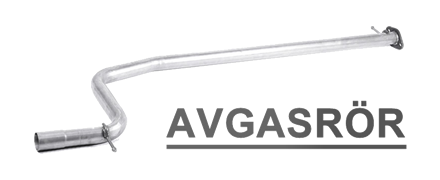 Avgasrör till den bil Avgasrör