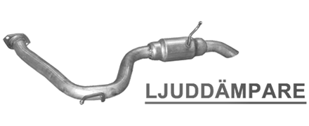 Ljuddämpare  till den bil Ljuddämpare Bil