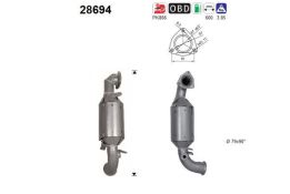 Katalysator Citroën C4 Picasso, C4 Spacetourer, C5 Aircross / Opel Grandland X / Peugeot 308, 508, 3008, 5008 1.6i AS