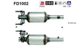 Partikelfilter Mercedes Sprinter 209, 309, 509, 211, 311, 411, 511, 213, 313, 513, 215, 315, 415, 515 2.1 AS