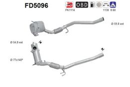 Partikelfilter Audi A3 / Seat Altea, Leon / Skoda Octavia, Superb / VW Golf VI, Jetta, Scirocco, Touran 2.0 AS