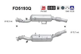 Partikelfilter Mercedes Sprinter 211, 311, 411, 511, 214, 314, 414, 514, 216, 316, 416, 516 TD/CD AS
